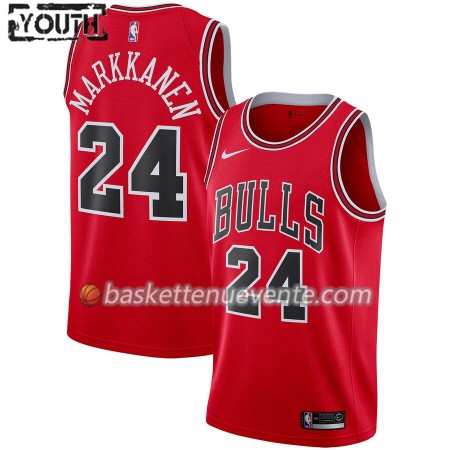 Maillot Basket Chicago Bulls Lauri Markkanen 24 2019-20 Nike Icon Edition Swingman - Enfant